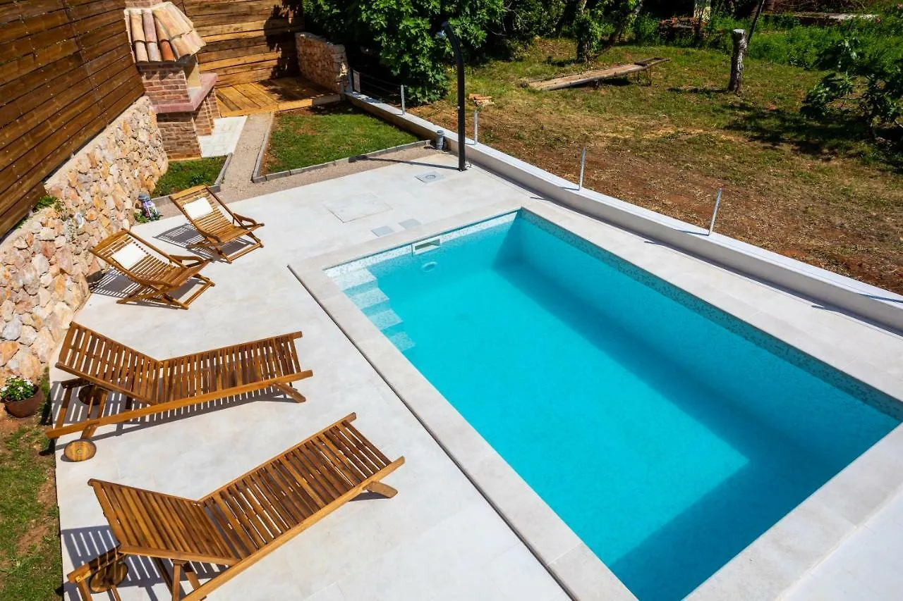 Stone Villa Katarina With Pool Климно 0*,